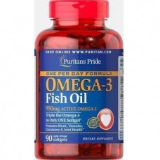Omega-3 Fish Oil Triple Strength 1360 mg 90 Softgels Puritan's Pride