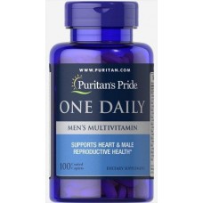 Вітаміни для чоловіків One Daily Men's Multivitamin 100 Caplets Puritan's Pride