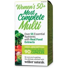 Womens 50+ Most Complete Multi 90 caps Webber Naturals