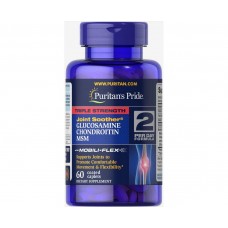 Хондропротектор Glucosamine, Chondroitin & MSM Triple Strength Joint Soother 60 Capl Puritan's Pride