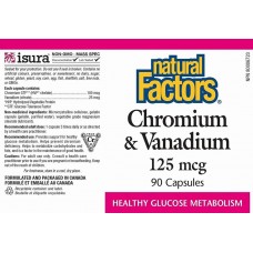 Хром і Ванадій Chromium & Vanadium 125 mcg 90 Capsules Natural Factors