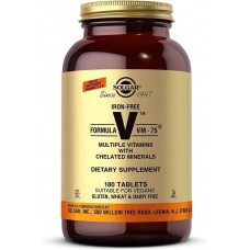 Formula VM-75 Multiple Vitamins з Chelated Minerals Iron Free 180 Tablets Solgar