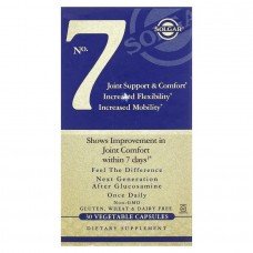 No. 7, Joint Support & Comfort, 30 Veggie Caps Solgar