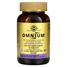 Мультивитамины и минералы Solgar Omnium, Phytonutrient Complex Multiple Vitamin and Mineral Formula, 90 Solgar