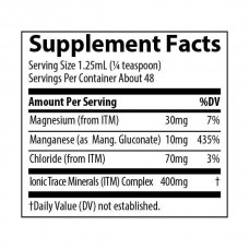 Liquid Ionic Manganese 10 mg 59ml Trace Minerals Research