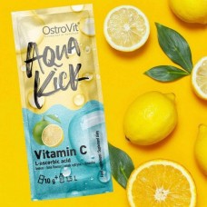 Витамин С Ostrovit Aqua Kick Vitamin C 300 g  (Lemon-lime)  OstroVit