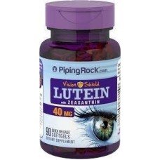 Lutein + Zeaxanthin 40 mg 90 Softgels Piping Rock