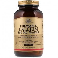 Chewable Calcium, 500 mg, 120 Wafers Solgar
