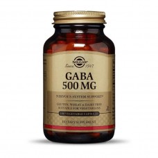 GABA 500 mg 100 veg caps Solgar