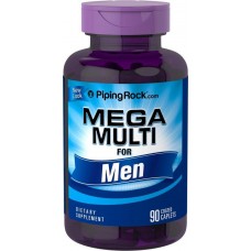 Mega Multiple for Men 90 Coated Caplets Piping Rock