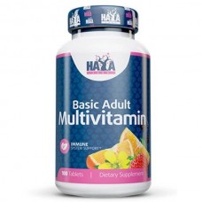 Вітаміни та мінерали Haya Labs Basic Adult Multivitamin 100 tabl США