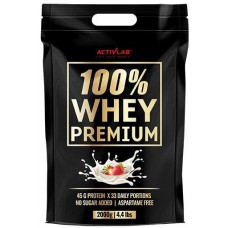 Купити протеїни 100% Premium Whey 2000 g (Strawberry) Activlab