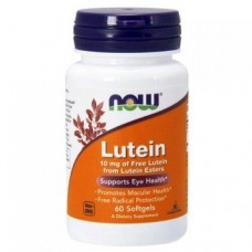 Лютеїн Lutein 10 mg 60 softgels NOW