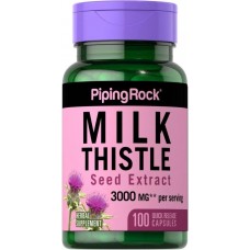 Экстракт семян расторопши Piping Rock​​​​​​​ Milk Thistle Seed Extract 3000 mg 100 caps Piping Rock