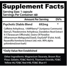 Жироспалювач Psychotic Diablo 60 caps капсули