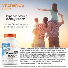 Вітамін Vitamin D3 (5000 IU) 360 Softgels Doctor's BEST