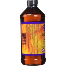 L-карнитин NOW L-Carnitine Liquid 1000 mg 473 ml (Citrus)  NOW