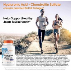 Hyaluronic Acid + Chondroitin Sulfate with BioCell Collagen, 60 Veggie Caps Doctor's BEST