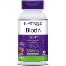 Біотин Natrol Biotin Fast Dissolve 5000 mcg 90 tabs (Strawberry) Natrol