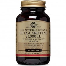 Oceanic Beta-Carotene 25,000 IU 60 Softgels Solgar