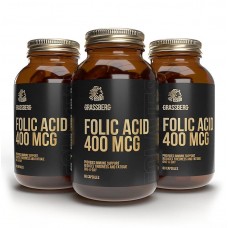 Grassberg Folic Acid 400 mcg 60 caps Grassberg