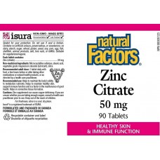 Цинк Zinc Citrate 50mg 90 Tablets Natural Factors