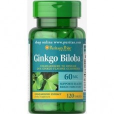 Екстракт Гінкго Білоба Puritan's Pride Ginkgo Biloba 60 mg 120tabl Puritan's Pride