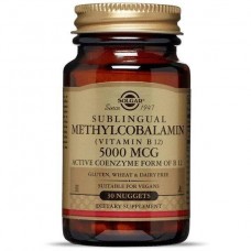 Methylcobalamin (Vitamin B12) 5000 mcg 30 nuggets Solgar