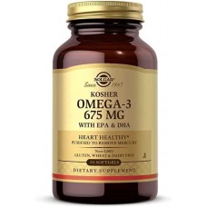 Kosher Omega-3 675 mg 50 Softgels Solgar