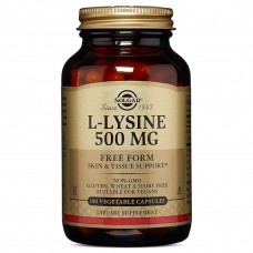 L-Lysine 500 mg 100 veg caps Solgar