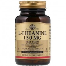 L-Theanine, Free Form, 150 mg, 60 Capsules Vegetable Solgar