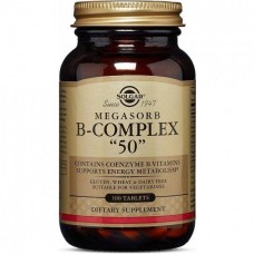 Megasorb B-Complex "50" 100 Tablets Solgar