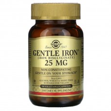 Gentle Iron, 25 mg, 90 Veggie Caps Solgar