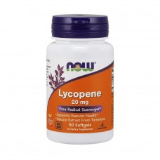 Lycopene 20mg 50 softgels NOW
