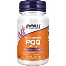 PQQ 40mg EXTRA STRENGTH 50vcaps NOW