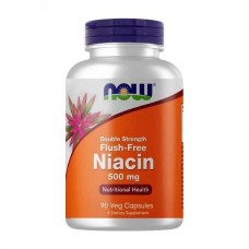 Niacin 500 mg Double Strength Flush-Free 90 caps NOW