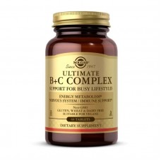 Ultimate B+C Complex, 60 Tablets Solgar