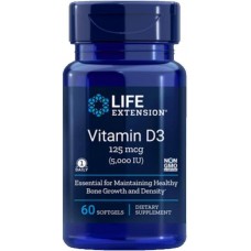Вітамін Д3 Life Extension Vitamin D3 5,000 IU 60 Softgels Life Extension
