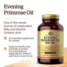 Evening Primrose Oil 500 mg, 180 Softgels Solgar