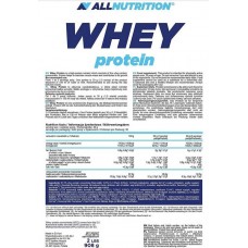 Сироватковий протеїн Whey Protein 908g (White Chocolate Strawberry) AllNutrition