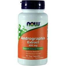 Екстракт андрографісу Now Andrographis Extract 400 mg 90 Veg Capsules NOW