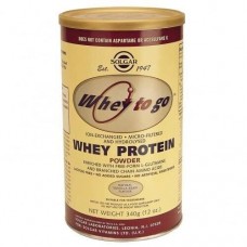 Whey To Go, Whey Protein Powder 340 g (Vanilla) Solgar