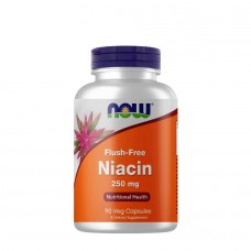 Ніацин NOW Flush-Free Niacin 250 mg 90 veg caps NOW
