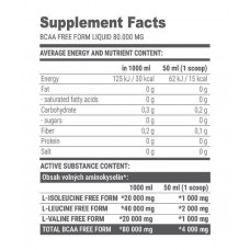 BCAA 80.000 Liquid 1000ml (Apricot) Extrifit