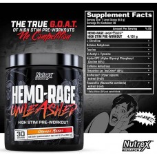 Передтренувальний комплекс Nutrex Hemo Rage Black Ultra Concentrate 220g (Orange-Mango) Nutrex