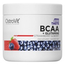BCAA + Glutamine 200g (Strawberry-berry) OstroVit