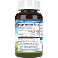 Витамин D3 Carlson Labs Vitamin D3 1000 IU (25 mcg) 120 softgels  Carlsson