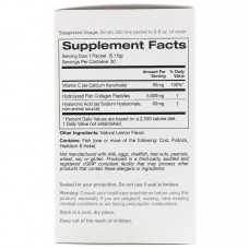 Collagen Peptides Plus Vitamin C & Hyaluronic Acid 30 Packets (Lemon)