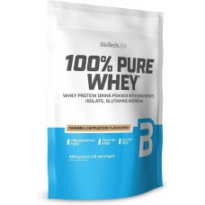 Протеїн 100% Pure Whey 454 g (Caramel-Capuccino) Biotech