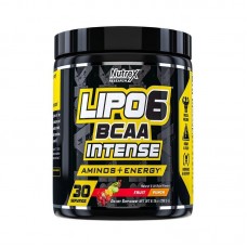 Lipo-6 BCAA Intense 30serv (Fruit Punch) Nutrex